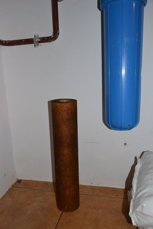 Filtr mechaniczny oraz zużyty wkład