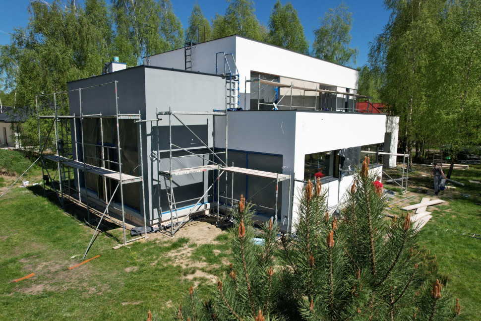 Dom zbudowany z betonu komórkowego SOLBET