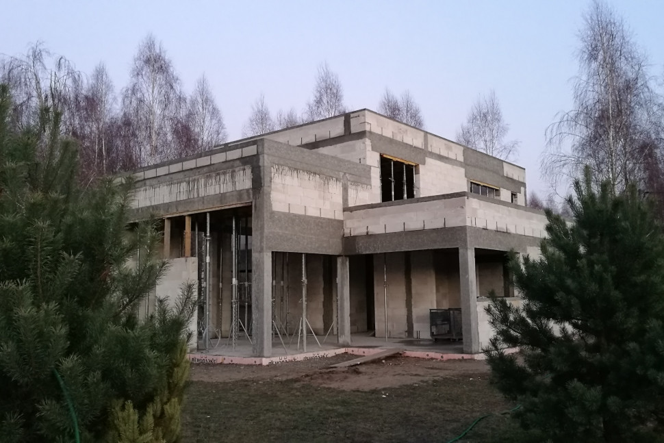 Dom zbudowany z betonu komórkowego SOLBET