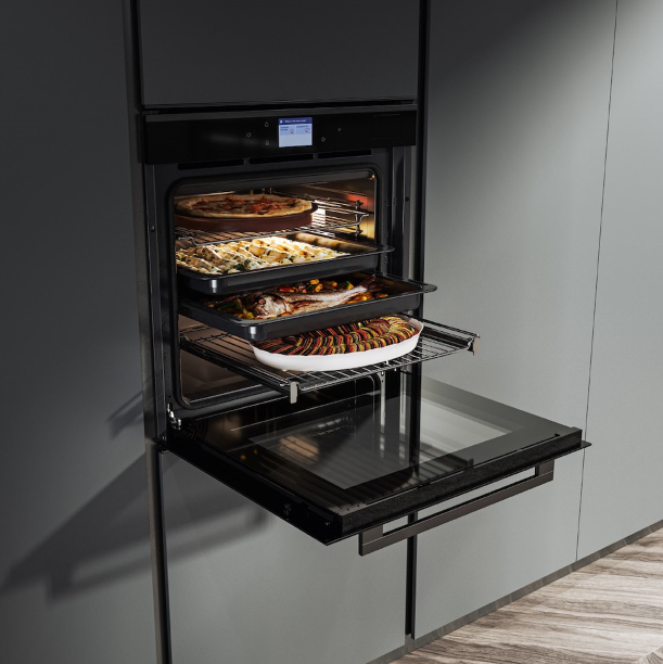 Piekarnik umożliwia wielopoziomowe pieczenie Multicooking