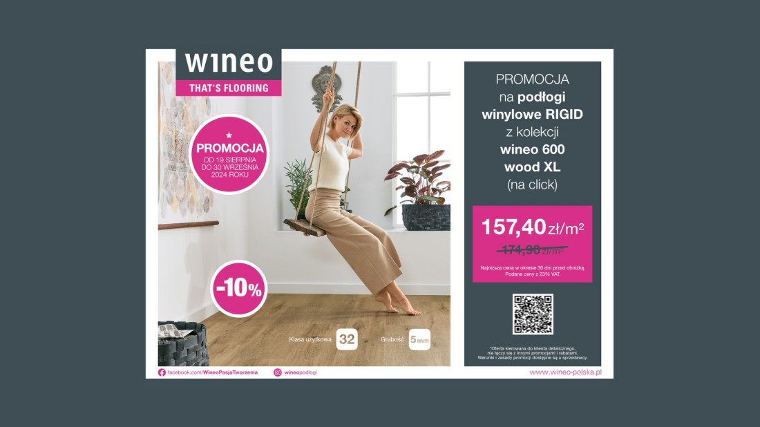 Podłogi winylowe wineo 600 wood XL w promocyjnej cenie. Nie czekaj