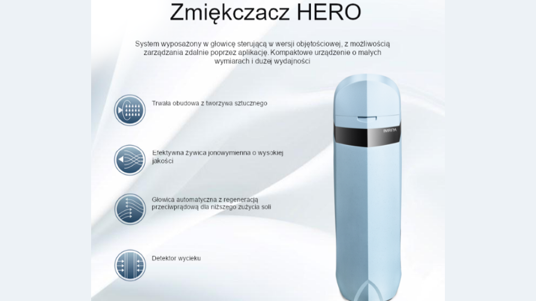 Automatyczny zmiękczacz wody HERO 4 od Watersystem