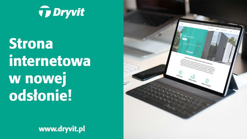Nowa strona Dryvit jest dostępna pod domenami www.dryvit.pl oraz www.dryvit-europe.com