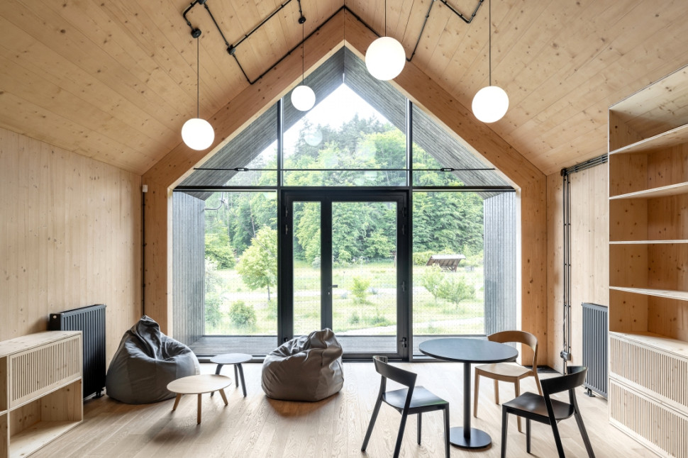 Projekt budynku edukacyjnego w Leśnym Ogrodzie Botanicznym Marszewo