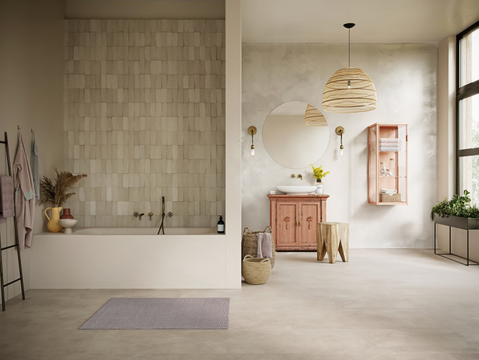 Panele winylowe Wineo 1000 Basic Stone L Click Urban Concrete Light PLC317R 23/32 5 mm