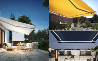 Nowe markizy wyczarują w ogrodzie wspaniałe efekty świetlne