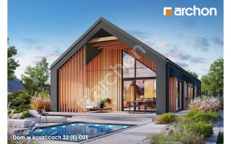 Mała, energooszczędna parterówka z klimatyczną strefą tarasową - gotowy projekt z kolekcji ARCHON+