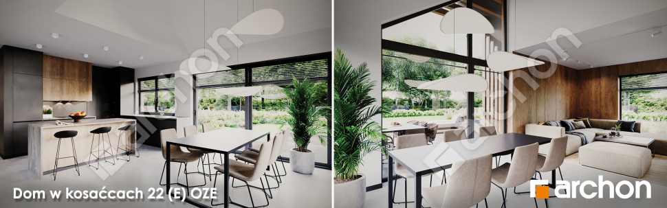 Dom w kosaćcach 22 (E) OZE - wnętrze