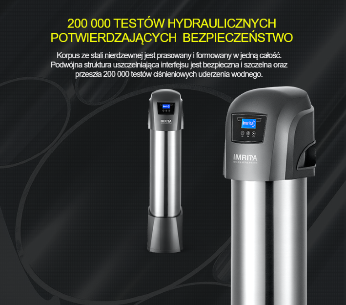 200 000 testów hydraulicznych potwierdzających bezpieczeństwo.