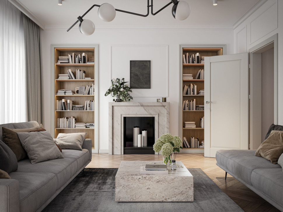 Drzwi wewnętrzne PORTA BALANCE model B.0 w okleinie Szarej