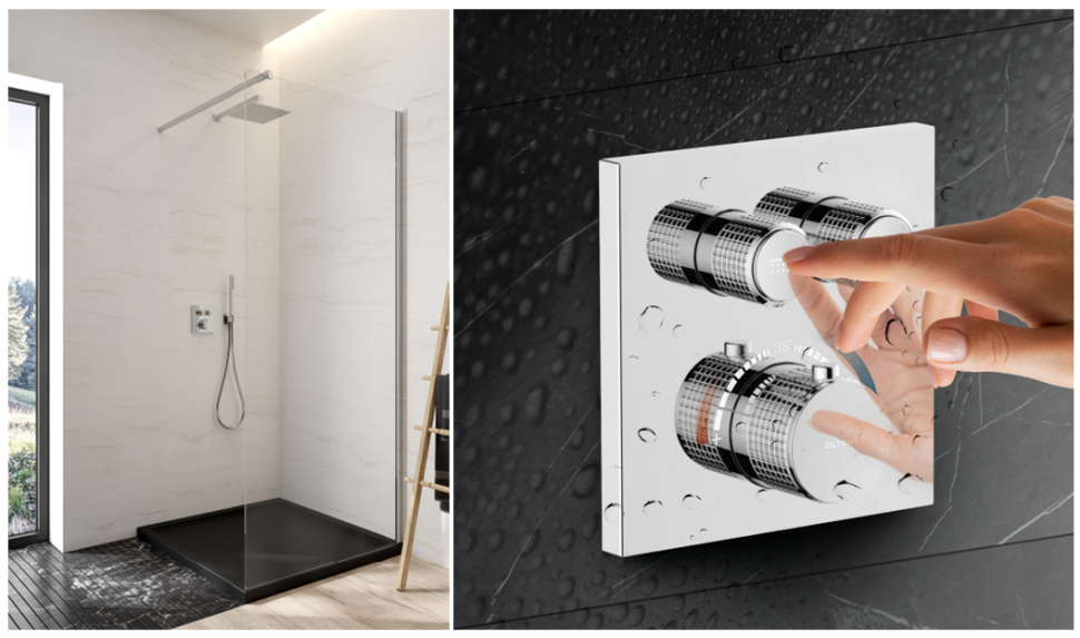 Zestaw Oltens Onega bateria podtynkowa z deszczownicą