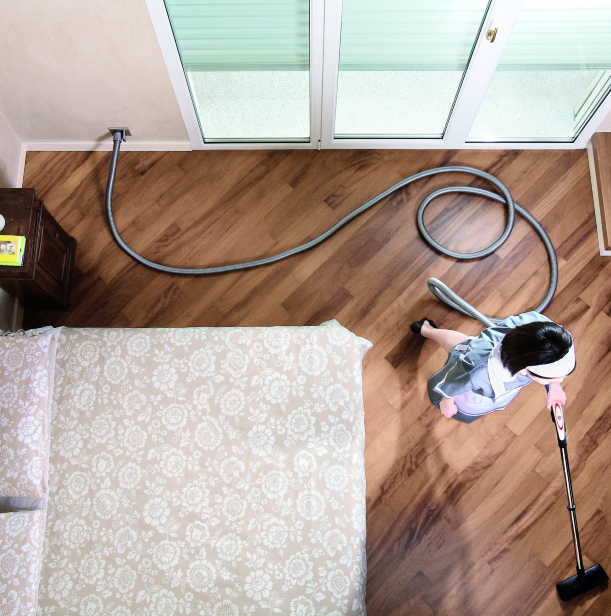 Centralney odkurzacz gwarantuje dom bez kurzu i alergenów.