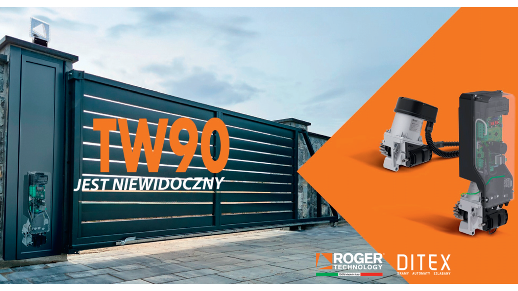 TW90 - Nowa era automatyki do bram od Roger Technology®