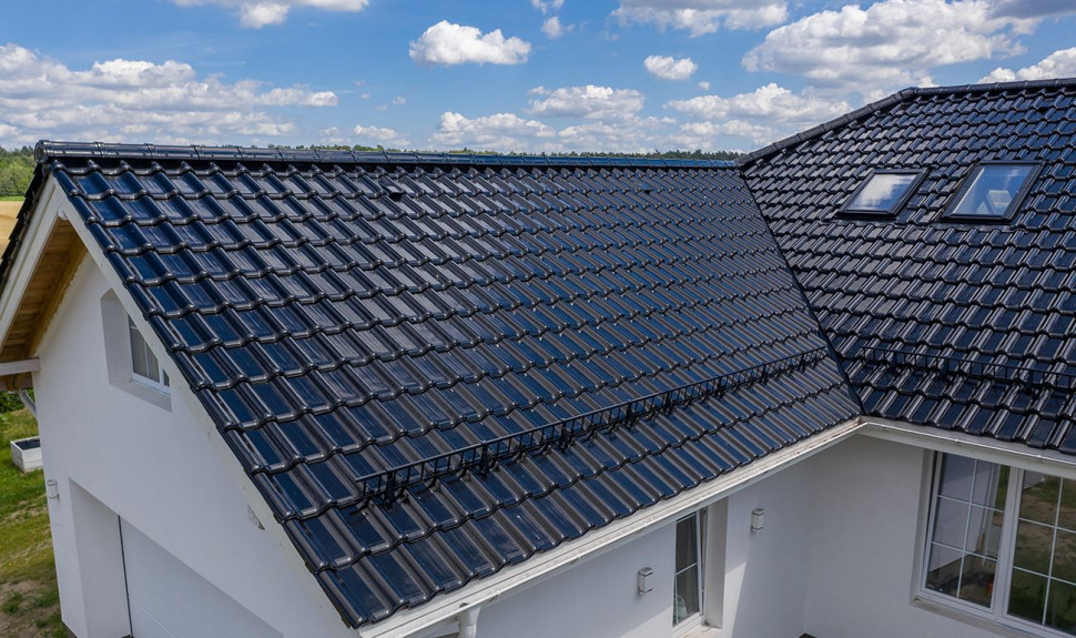 CREATON: dachówka TITANIA FINESSE czarna glazurowana