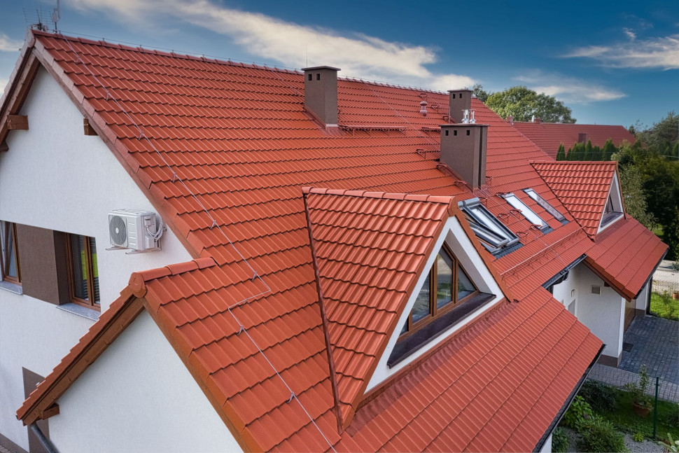 CREATON: dachówka cementowa GÖTEBORG PLANAR czerwona