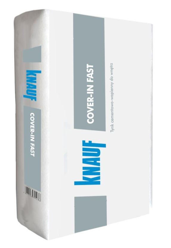 Tynk cementowo-wapienny do wnętrz Knauf Cover in fast