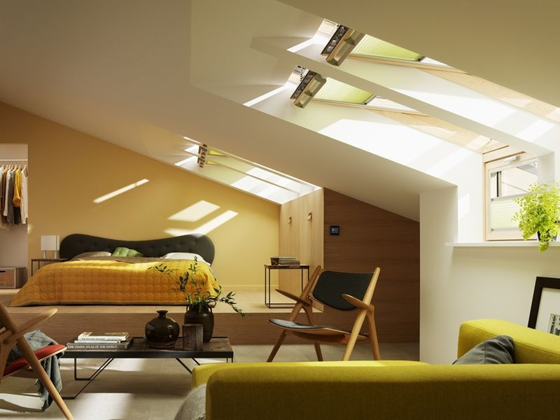 Niski strych można wykorzystać na wiele sposobów