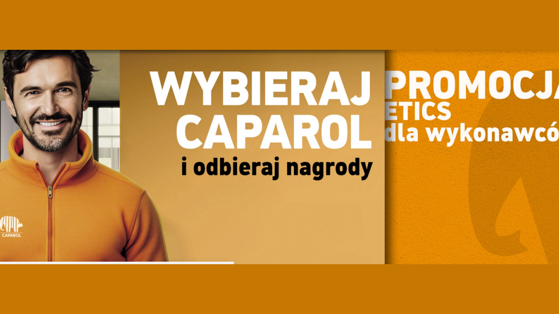 Pracujesz z produktami Caparol? Rejestruj faktury i zdobywaj nagrody!