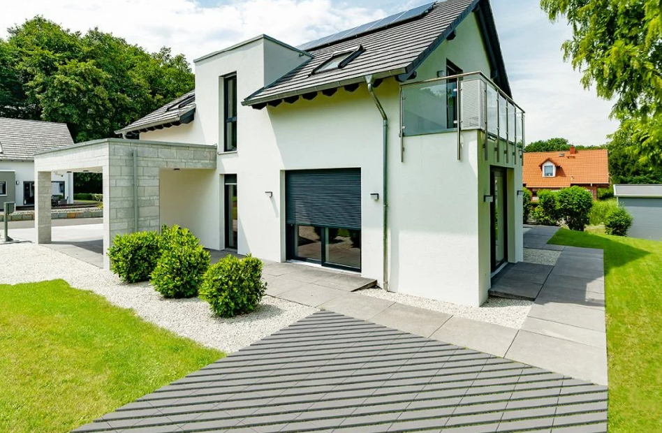 Płyty NOVATOR® DIAGONAL ECO wyróżniają się nowoczesnym designem, który idealnie pasuje do współczesnych projektów architektonicznych.