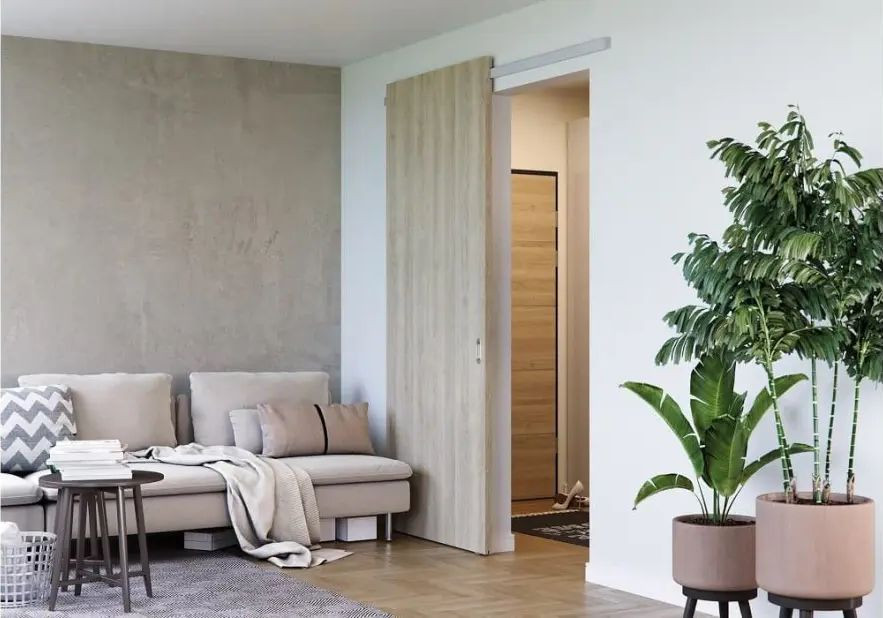Drzwi w systemie przesuwnym SLIDE oraz EFEKT od Porta KMI Poland