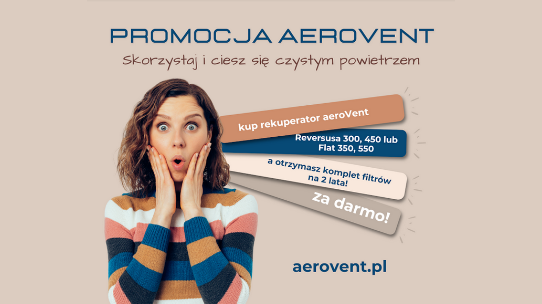 Promocja aeroVent: zapas filtrów na 2 lata!