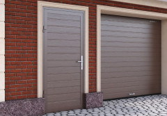 Drzwi garażowe z płyty warstwowej - samodzielny montaż czy fachowiec?