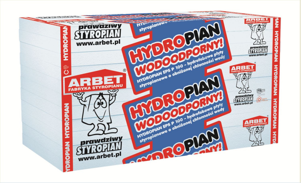 Opakowanie płyt Hydropian EPS P 100 z oferty Arbet