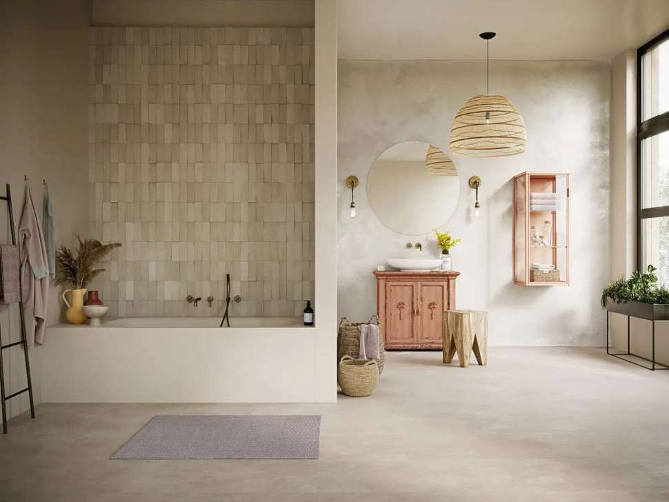 Panele winylowe Wineo 1000 Basic Stone L Click Urban Concrete Light PLC317R 23/32 5 mm