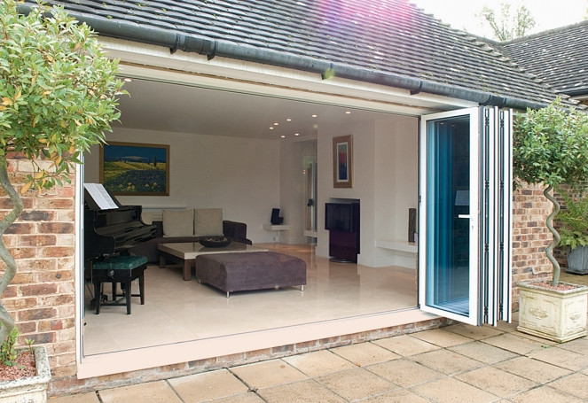 Drzwi harmonijkowe Panorama