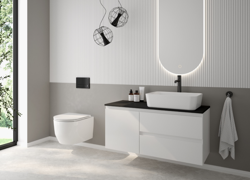 Lustra z podświetleniem LED to popularne rozwiązanie, które zwiększa funkcjonalność, gwarantując równomierne oświetlenie twarzy.