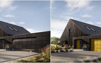 Brama segmentowa fasadowa KRISHOME