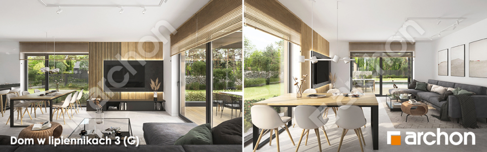 Dom w lipiennikach 3 (G) - wizualizacja