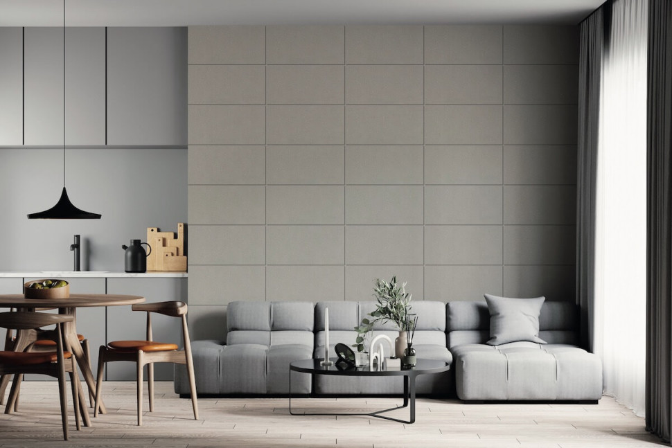 dekoracja na ściany z płyt betonowych