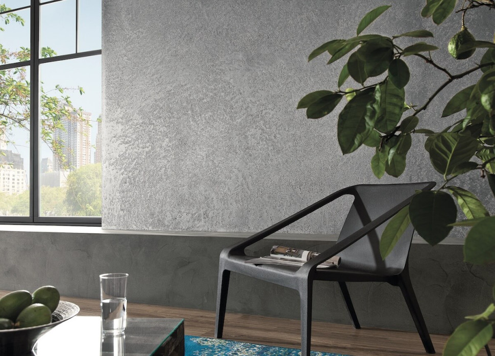 masy tynkarskie imitujące beton do dekoracji ścian we wnętrzu