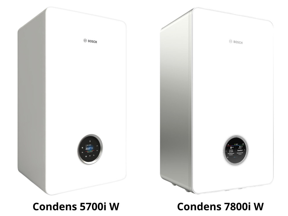 Kotły kondensacyjne Condens 5700i W lub Condens 7800i W marki Bosch