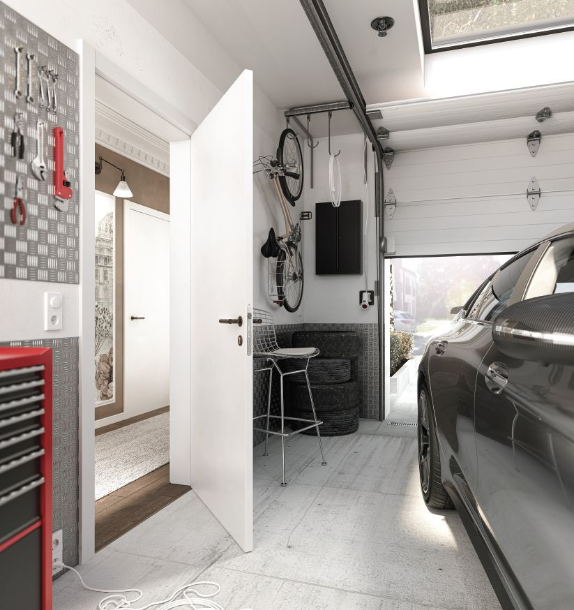 Drzwi pełne ASILO w wersji CLIMATEC