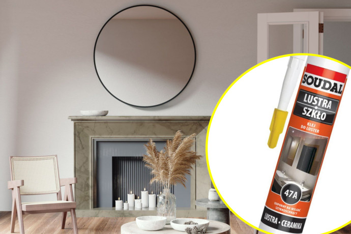 Lustro bez wiercenia - czy to możliwe? Tak, na klej montażowy