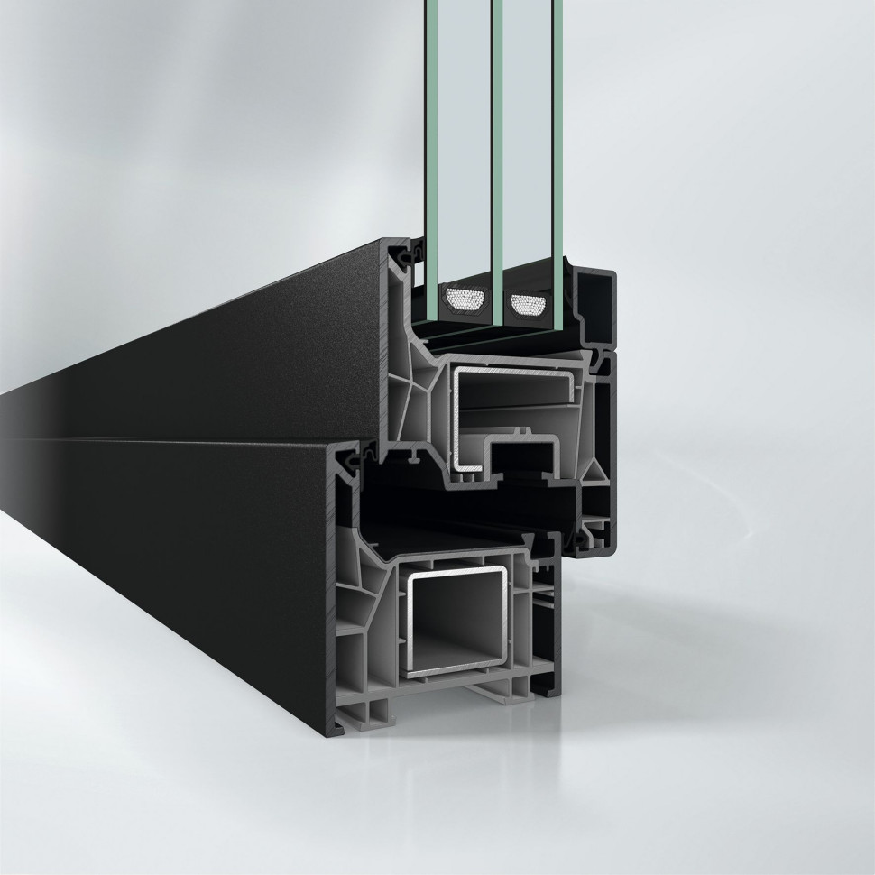 W wewnętrznym rdzeniu profili okiennych Schüco FocusIng zastosowano dużą ilość recyklatu, Fot. Schüco