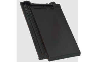 Czarna glazurowana dachówka BERGAMO