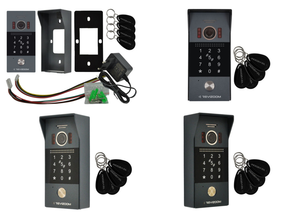 Natynkowa kamera szerokokątna RC-412HD-CK.