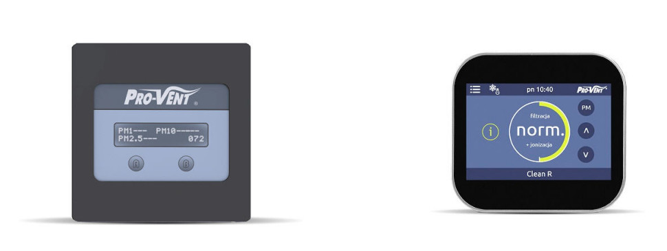 Wygodne sterowanie CLEAN R