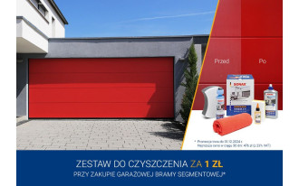 Zestaw do pielęgnacji bram garażowych Hörmann i Sonax za 1 zł!