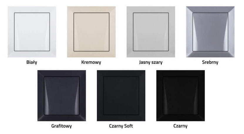 Dostępne są w 7 różnych kolorach, co pozwala dopasować je do indywidualnych potrzeb.