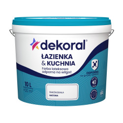 Dekoral ŁAZIENKA & KUCHNIA (śnieżnobiała)
