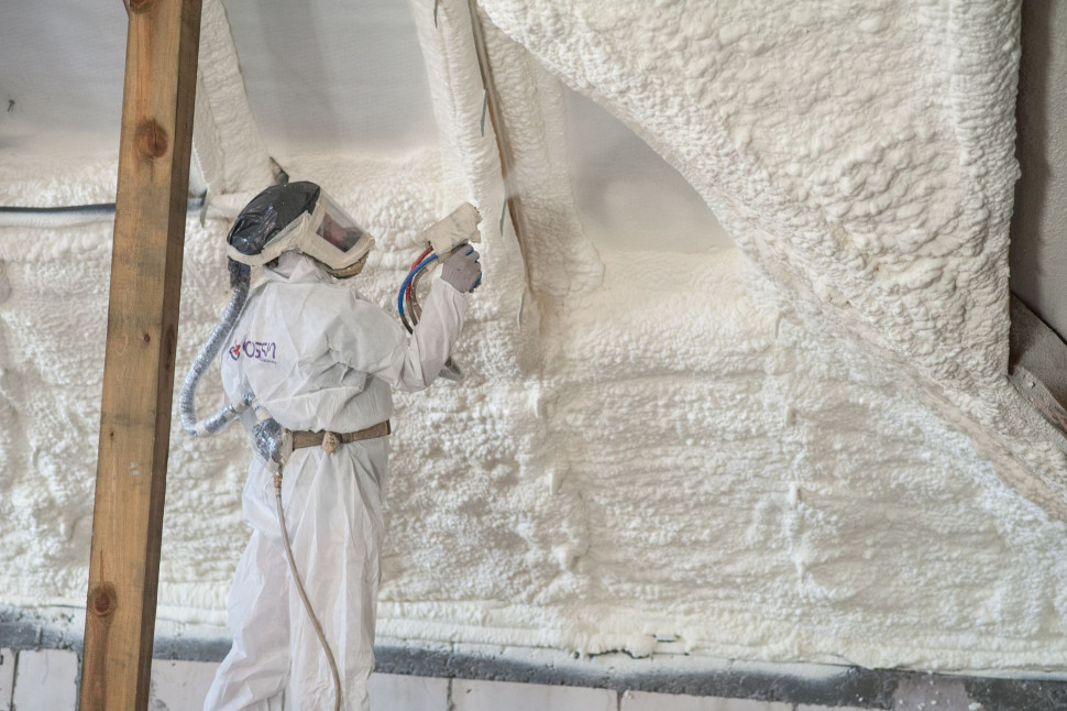 Prace związane z aplikacją piany PUR są szybkie i mało inwazyjne