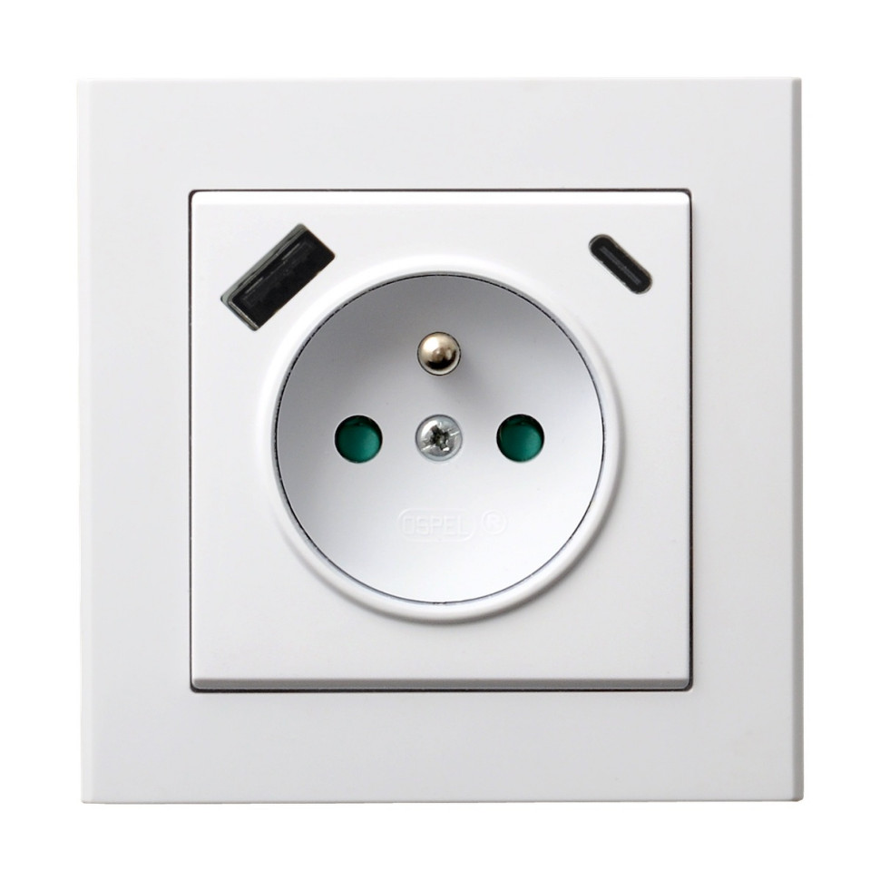 Gniazdo z portem USB