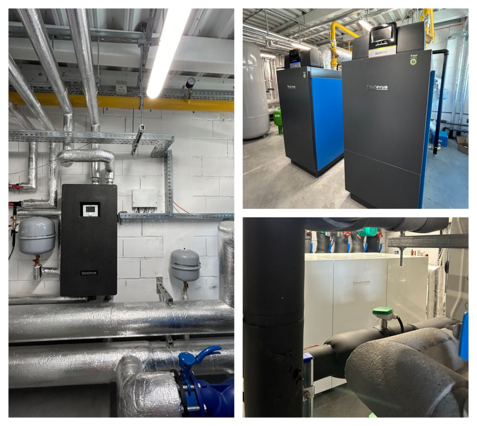 Kotłownia Zespołu Szkół Drzewnych i Leśnych w Garbatce-Letnisku z systemem hybrydowym Buderus