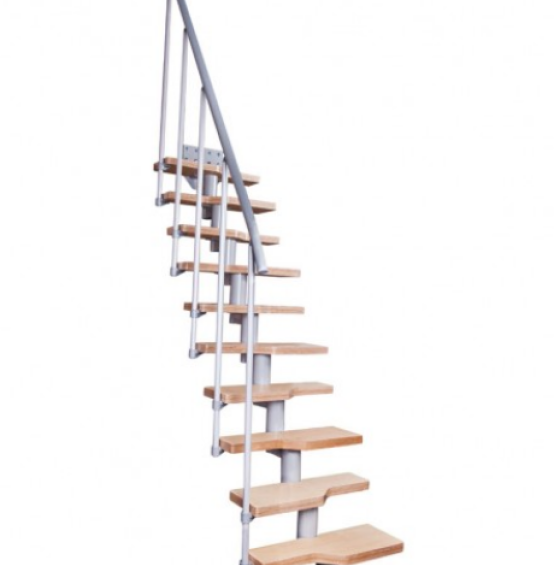 Schody ATRIUM MINI (olcha naturalna) 9/10 stopni