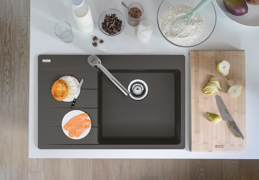 Zlewozmywak Centro kolor Łupkowy Szary.