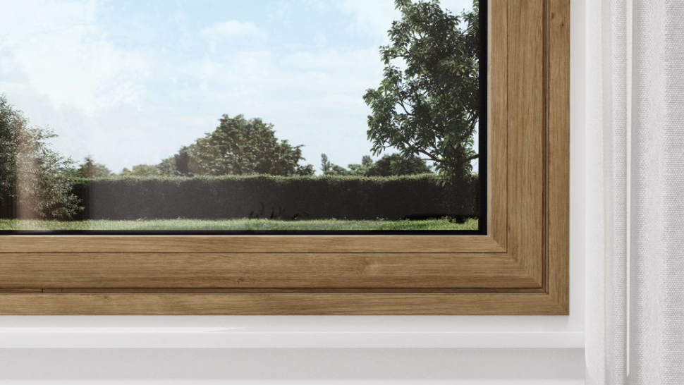 Wewnętrzna powierzchnia z PVC-U może uzyskać dowolny odcień. Fot. Schüco